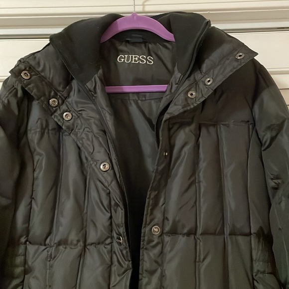 Guess Down Puffer Shell Jacket - Picture 2 of 4